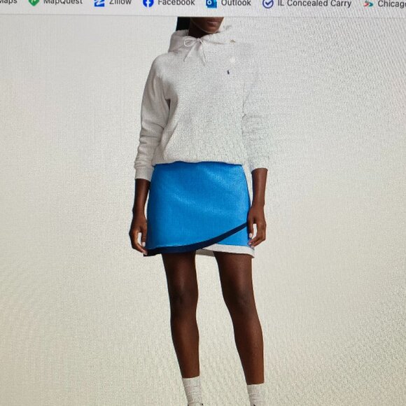 RLX Ralph Lauren Vibrant Blue Skort Women Size Large - Picture 3 of 14